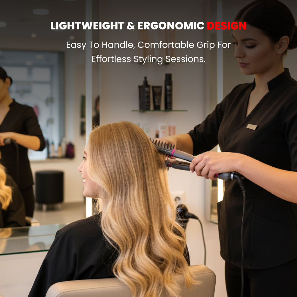 OGERA 2 IN 1 HAIR STRAIGHTENING BRUSH 55W