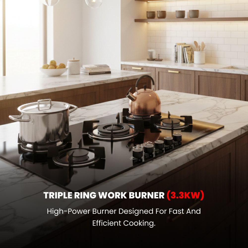 OGERA 5 BURNER GAS STOVE HOB