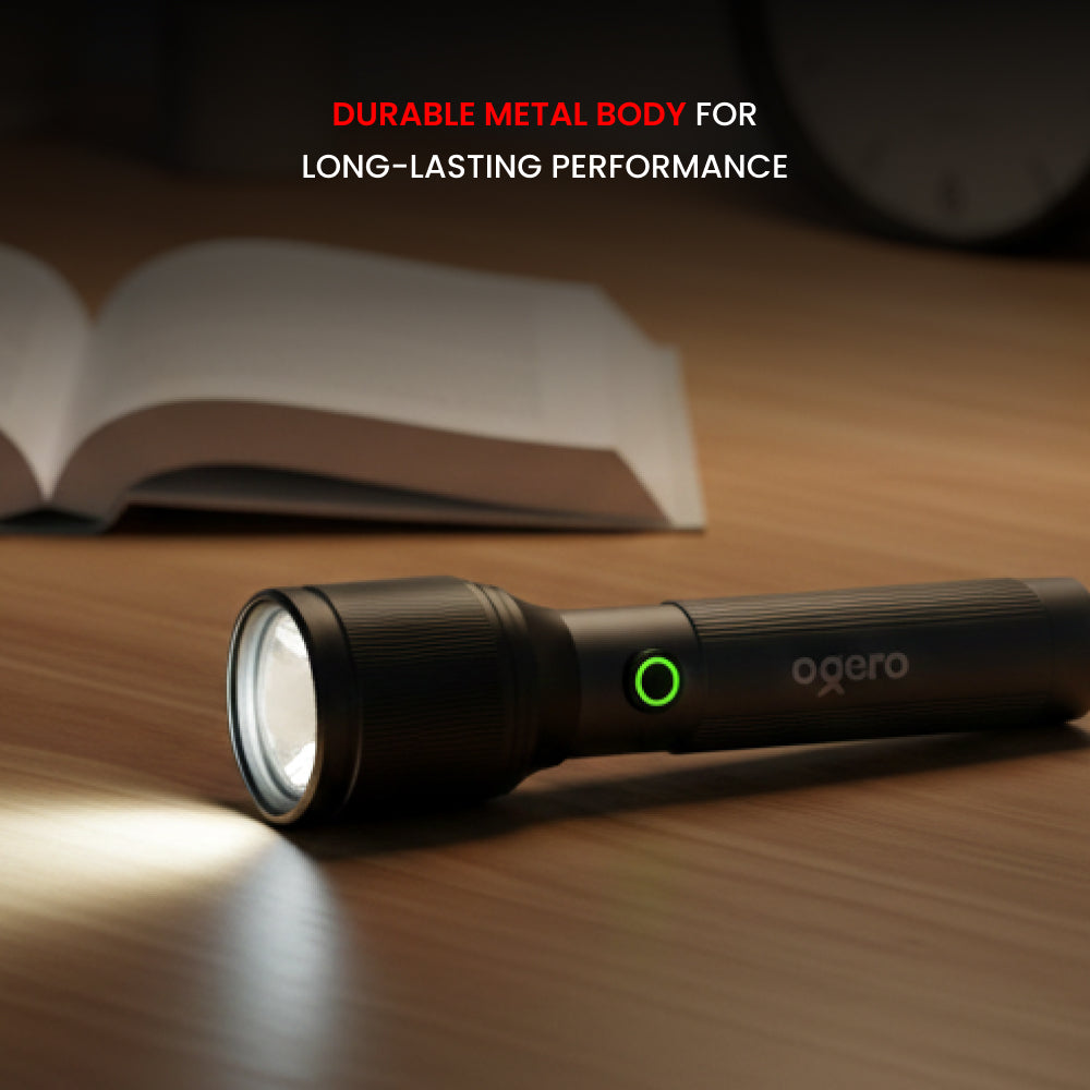 OGERA RECHARGEABLE LED FLASHLIGHT COMBO-2Scx2-OG1100SLC22