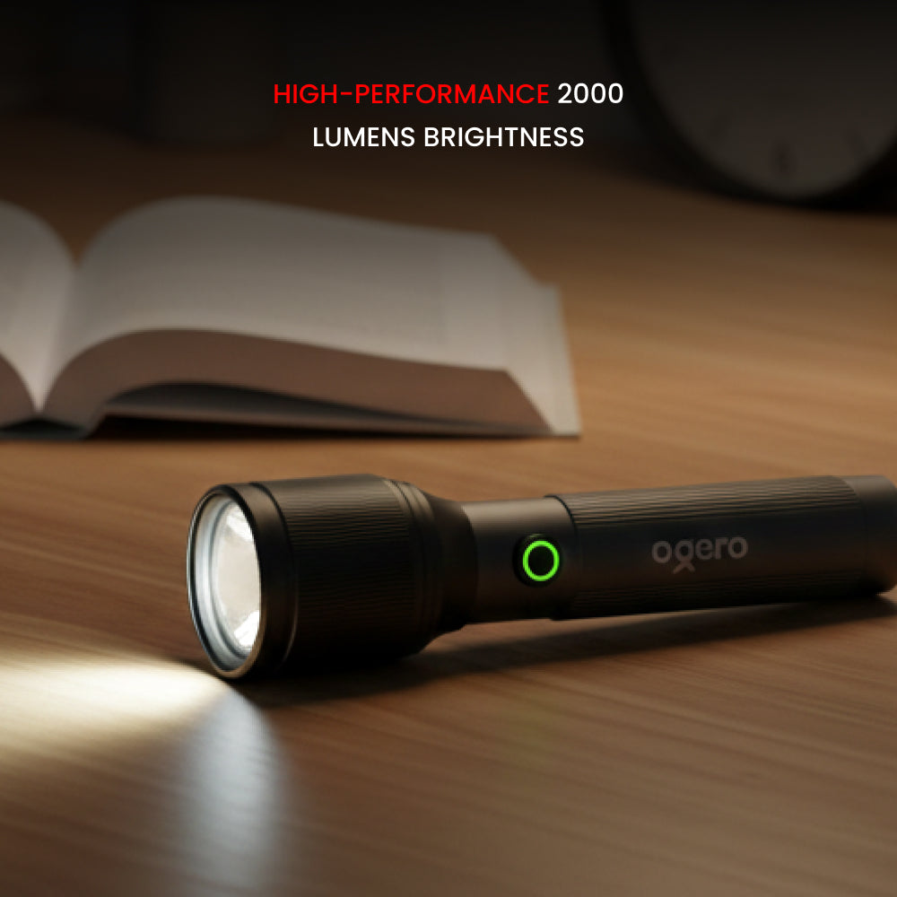 OGERA RECHARGEABLE LED FLASH LIGHT COMBO-3Sc x 2-OG1100SLC32