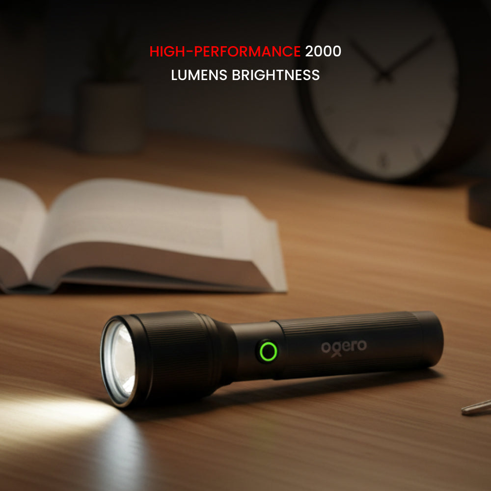 OGERA RECHARGEABLE LED FLASHLIGHT COMBO-3Sc x3 - OG1100SLC33