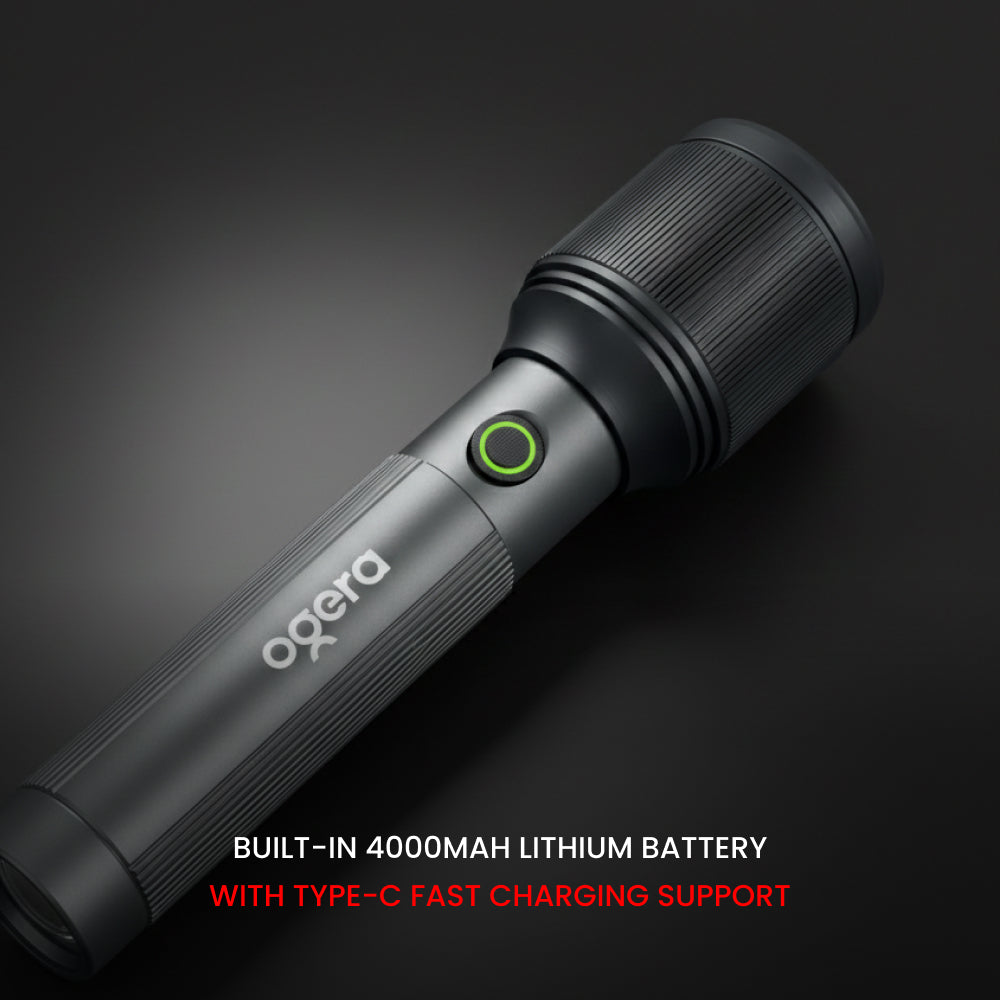 OGERA RECHARGEABLE LED FLASHLIGHT COMBO-3Sc x3 - OG1100SLC33
