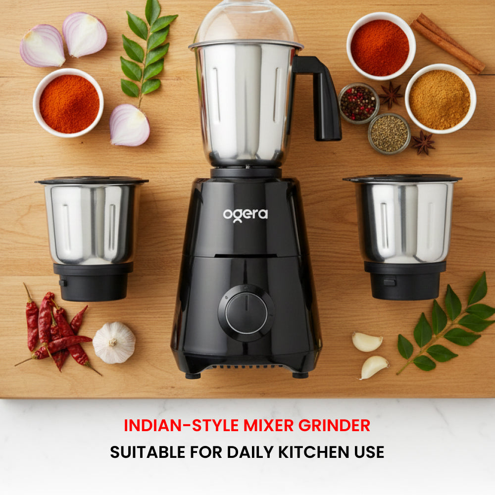 3 IN 1 INDIAN MIXER GRINDER 550W-OG5008GM