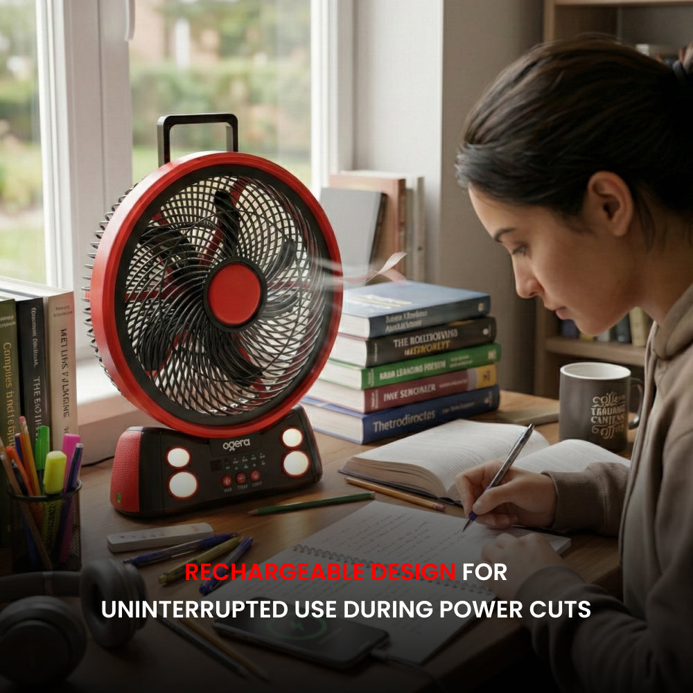 OGERA RECHARGEABLE FAN 14
