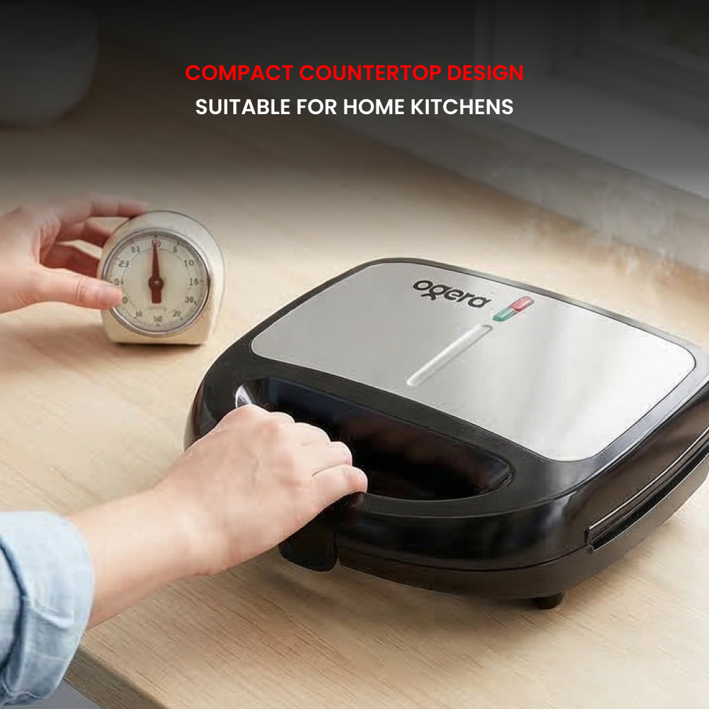OGERA 3 IN 1 DITACHABLE TOASTER(GRILL, WAFFLE & NUT)