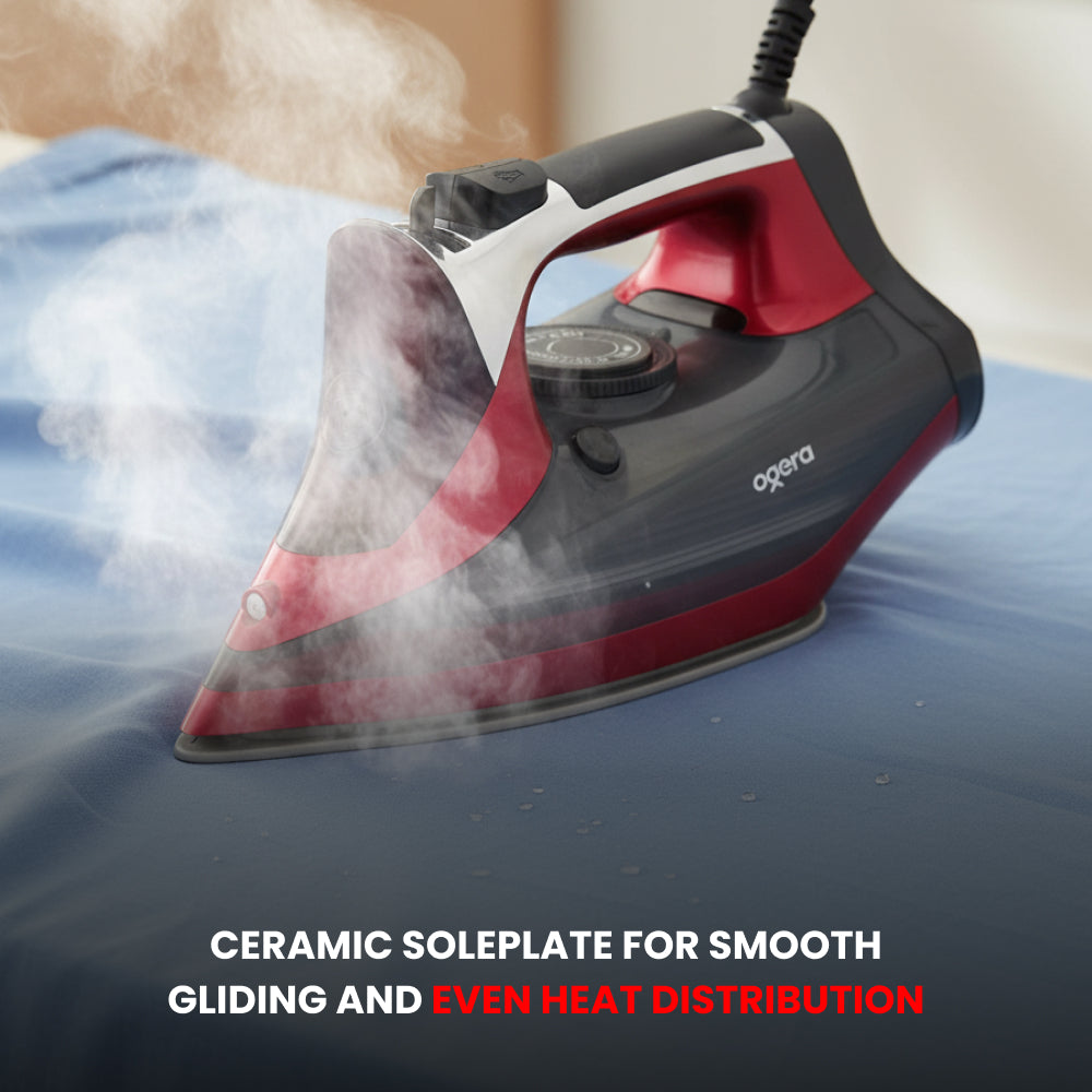 OGERA CERAMIC SOLE PLATE STEAM IRON