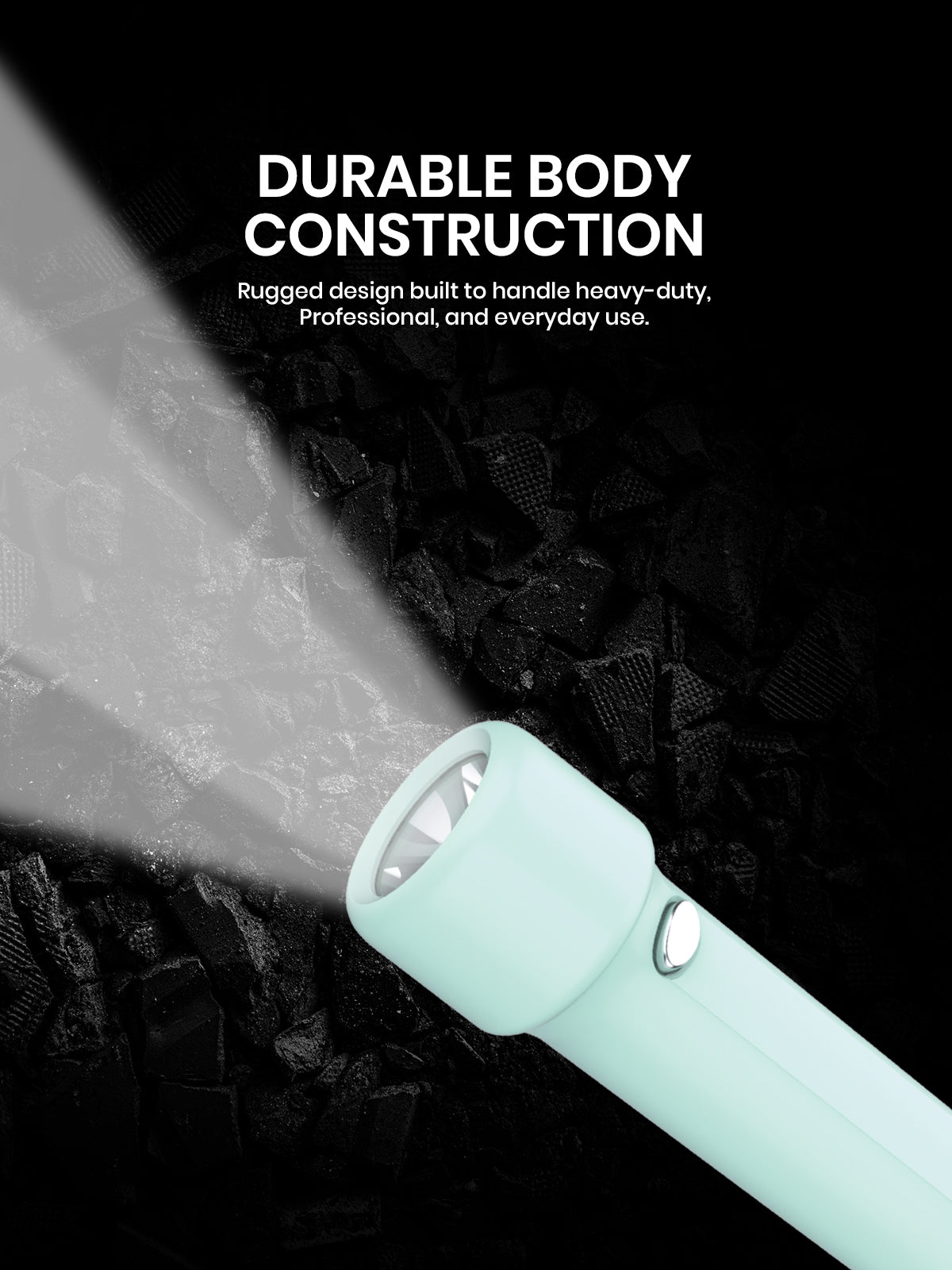 OGERA OG1151PSL RECHARGEABLE LED FLASHLIGHT, High-Power Torch with Long Battery Life, Rugged & Portable Handheld Light for Home, Outdoor, Security & Emergency Use