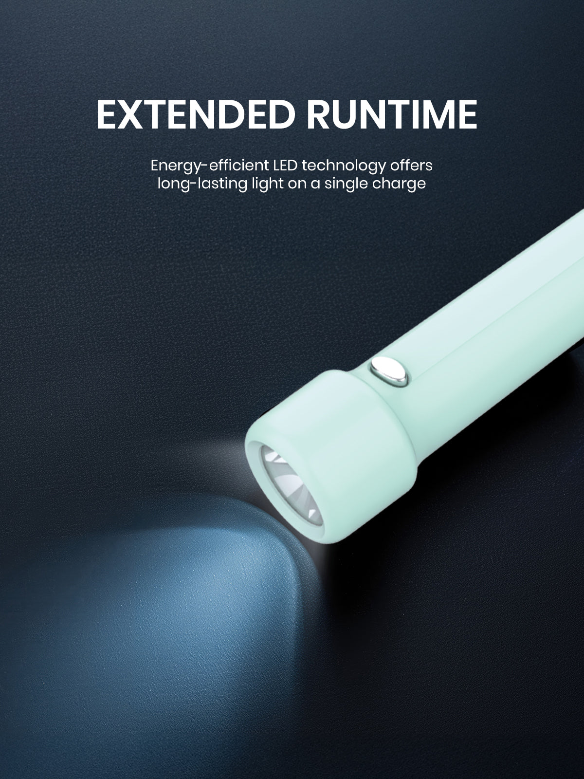 Ogera OG1151PSL Rechargeable LED Flashlight, High-Power Torch with Long Battery Life, Rugged & Portable Handheld Light for Home, Outdoor, Security & Emergency Use