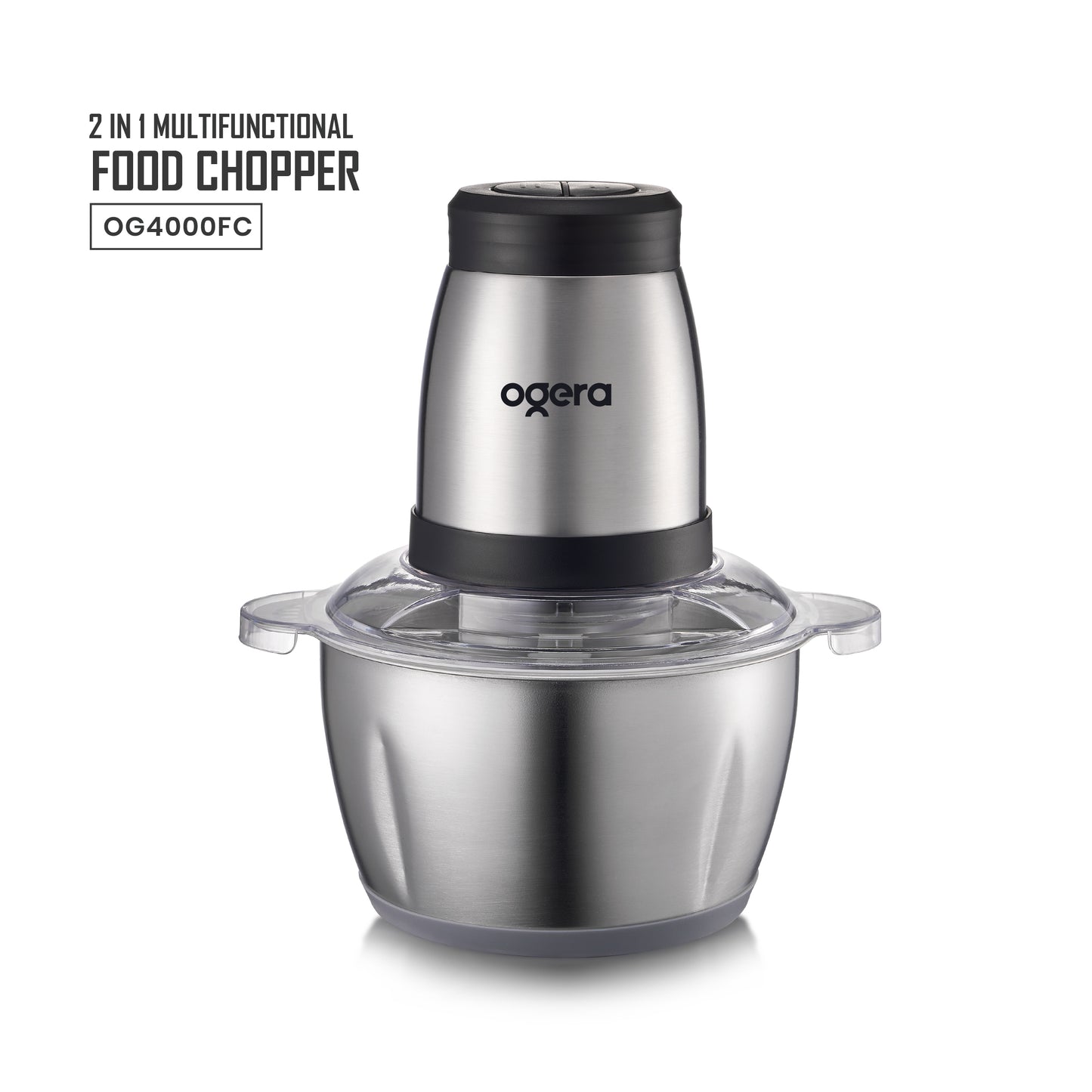 OGERA 2 IN 1 ELECTRIC FOOD CHOPPER - OG4000FC