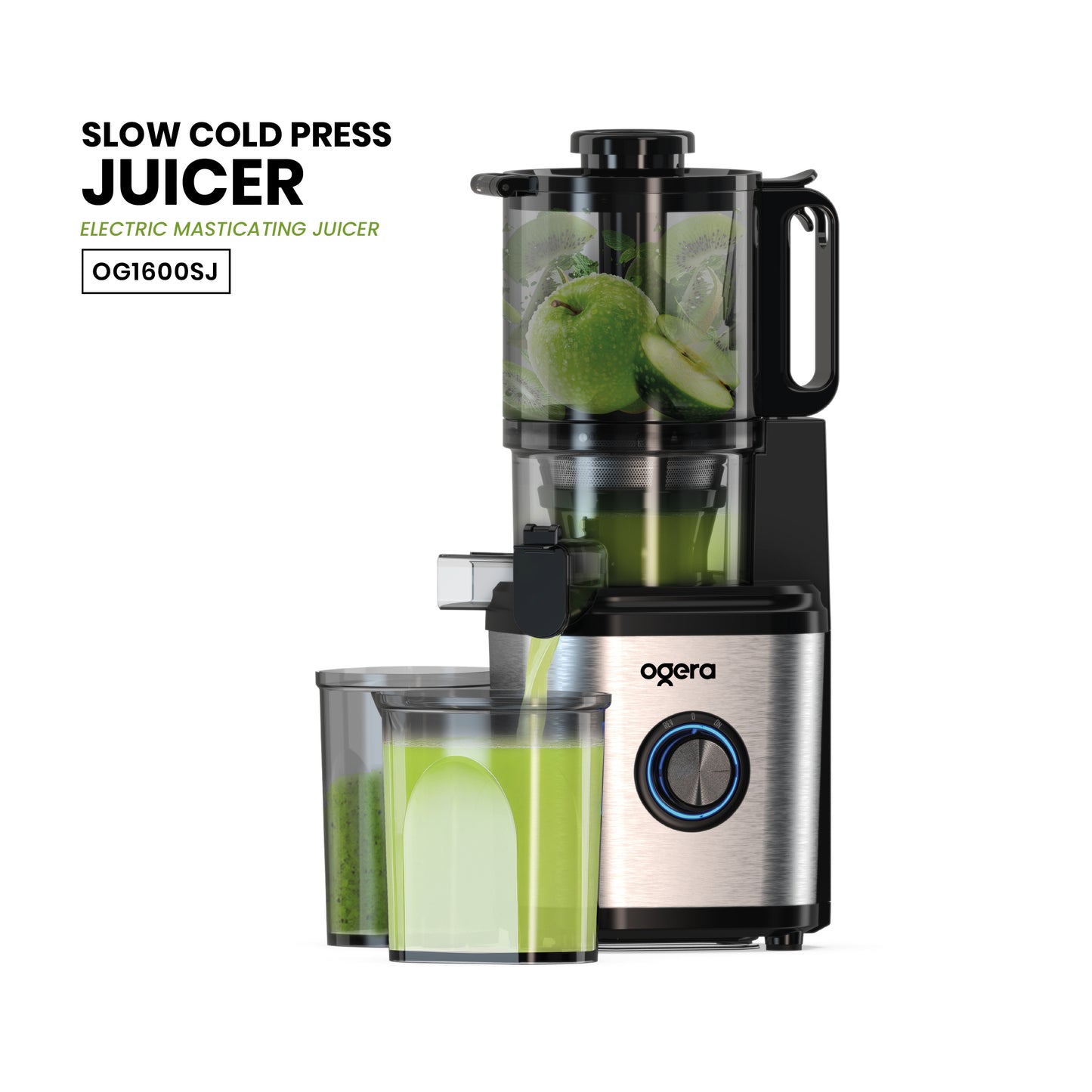 OGERA SLOW MASTICATING JUICE EXTRACTOR-OG1600SJ