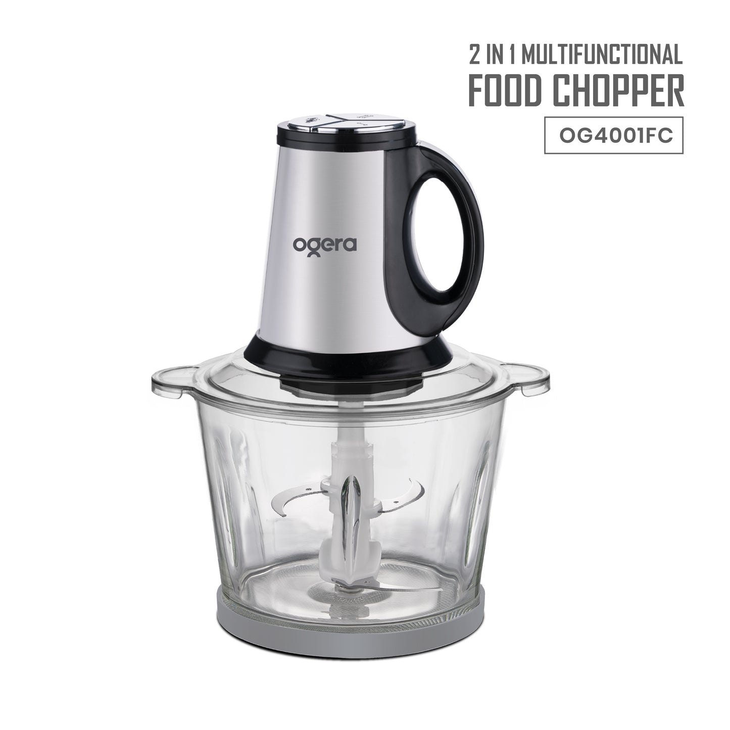 OGERA 2 IN 1 ELECTRIC FOOD CHOPPER - OG4001FC