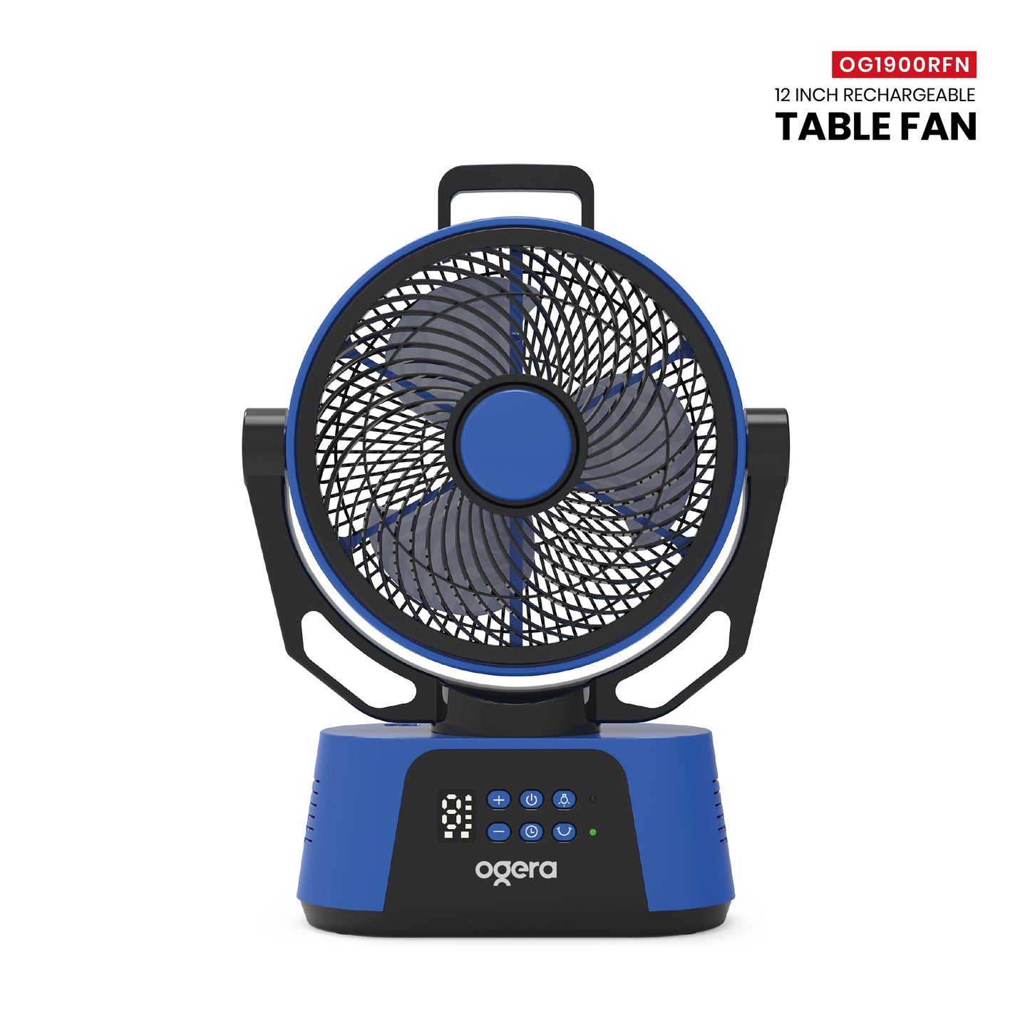 OGERA RECHARGEABLE TABLE FAN 12