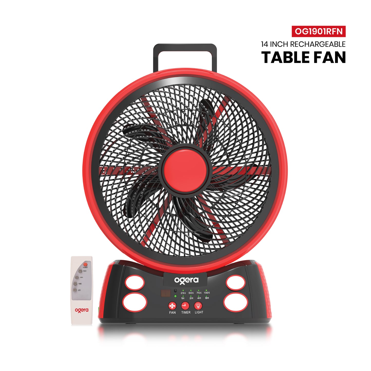 OGERA RECHARGEABLE FAN 14
