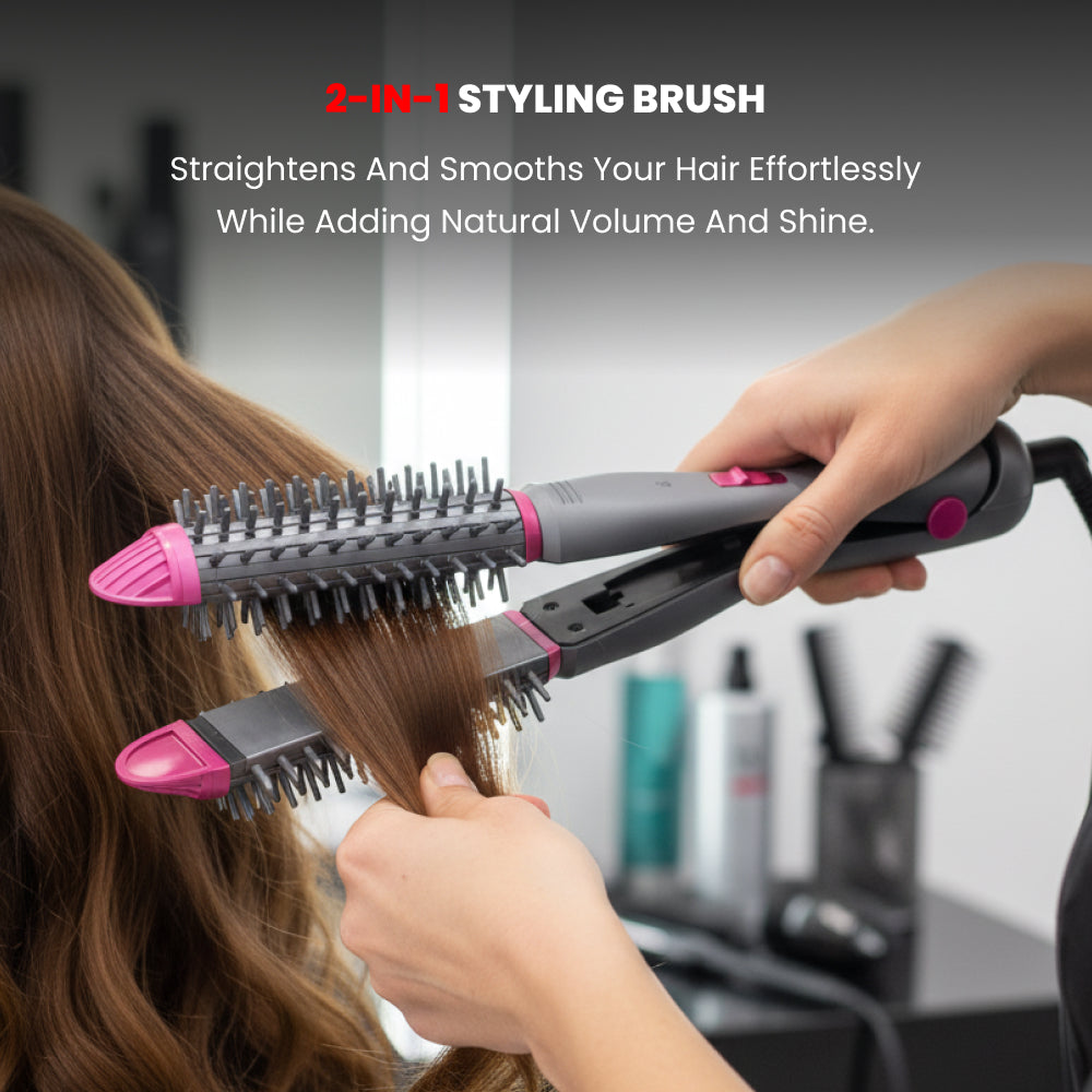 OGERA 2 IN 1 HAIR STRAIGHTENING BRUSH 55W