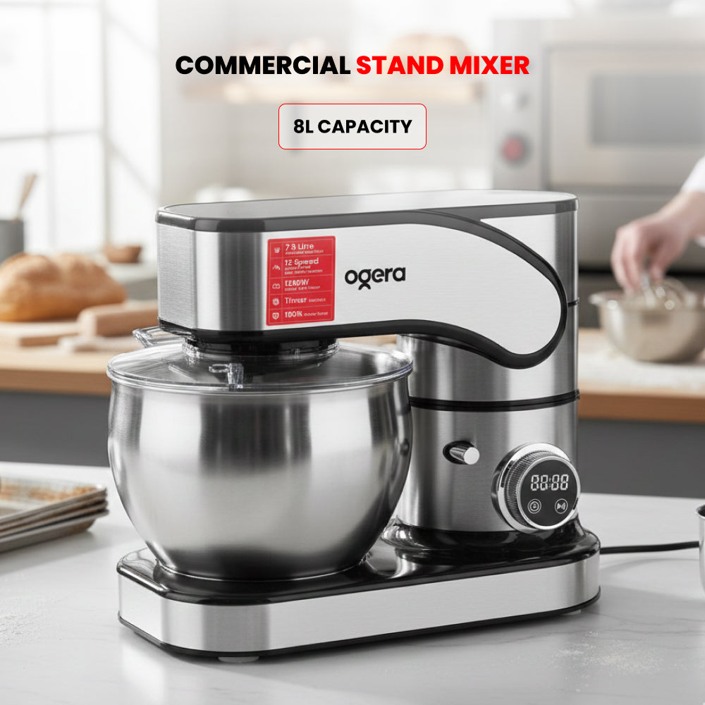 OGERA COMMERCIAL STAND MIXER 7.5 L - OG1200SM