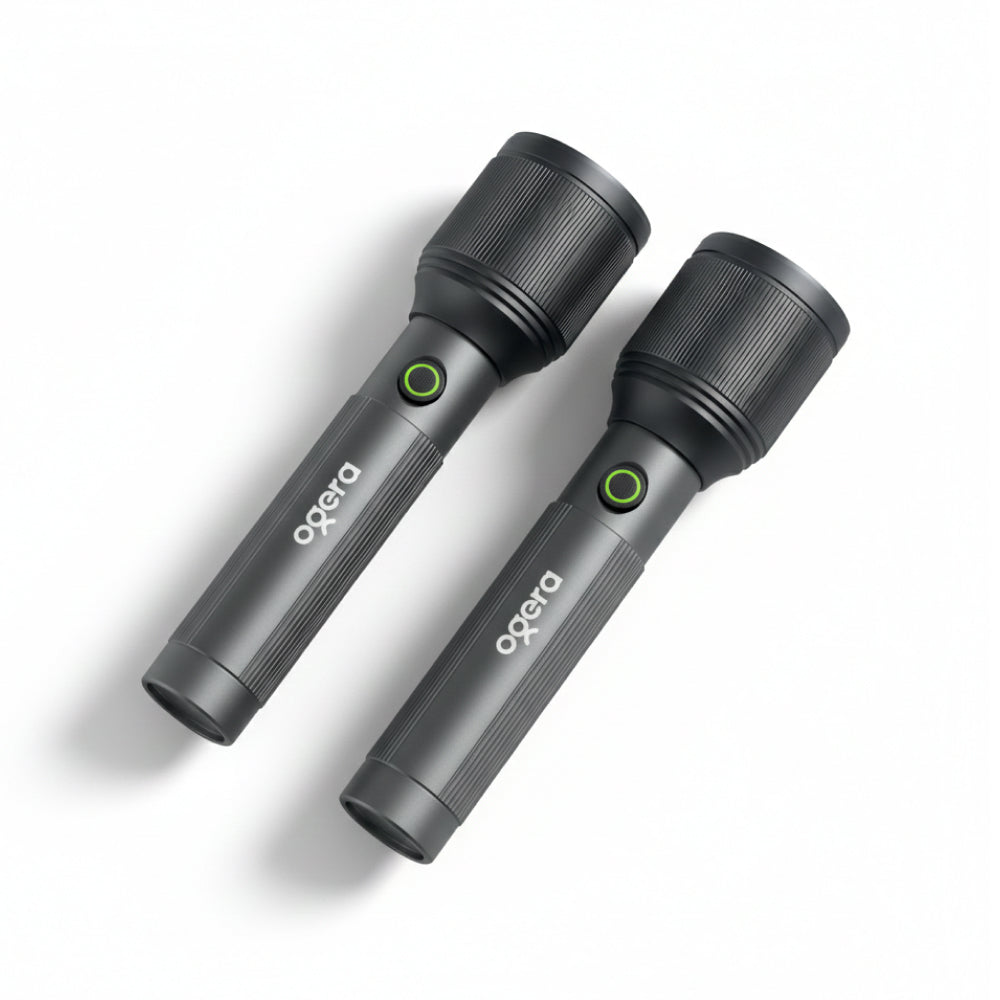 OGERA RECHARGEABLE LED FLASHLIGHT COMBO-2Scx2-OG1100SLC22