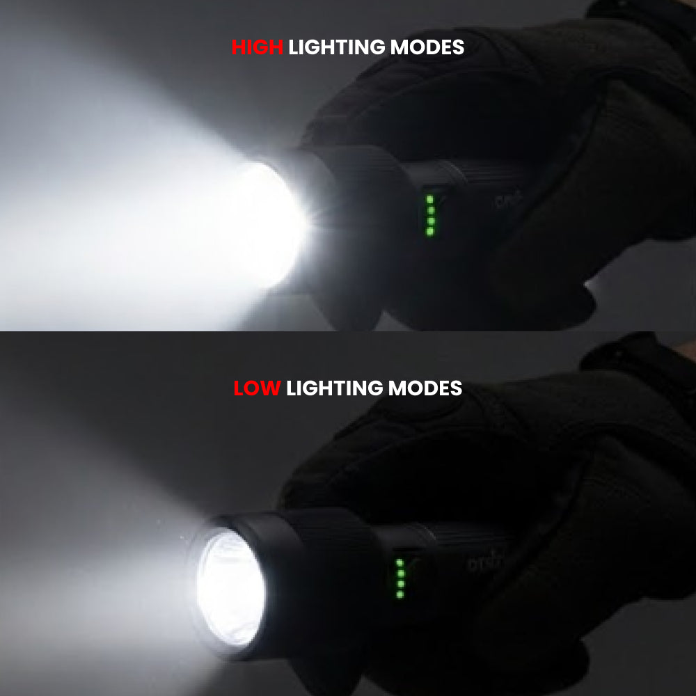 OGERA RECHARGEABLE LED FLASHLIGHT 1Sc