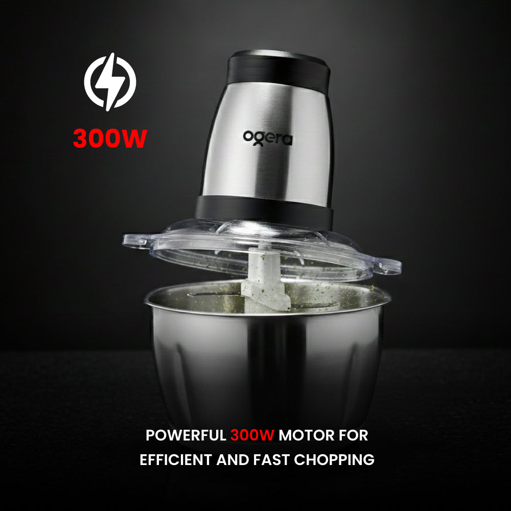 OGERA 2 IN 1 ELECTRIC FOOD CHOPPER - OG4000FC