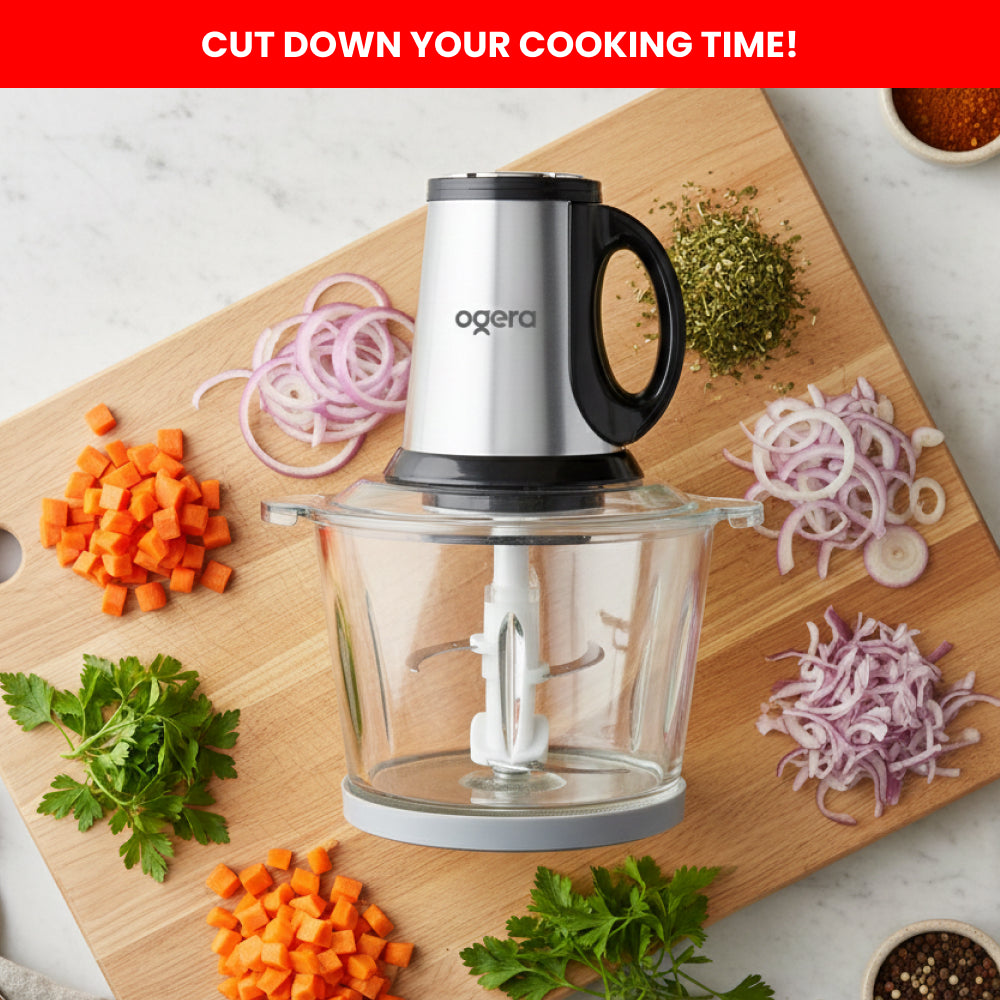 OGERA 2 IN 1 ELECTRIC FOOD CHOPPER - OG4001FC
