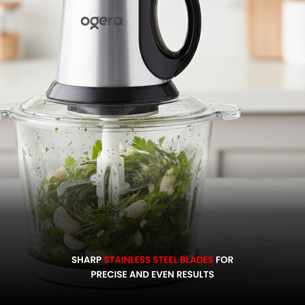 OGERA 2 IN 1 ELECTRIC FOOD CHOPPER - OG4001FC