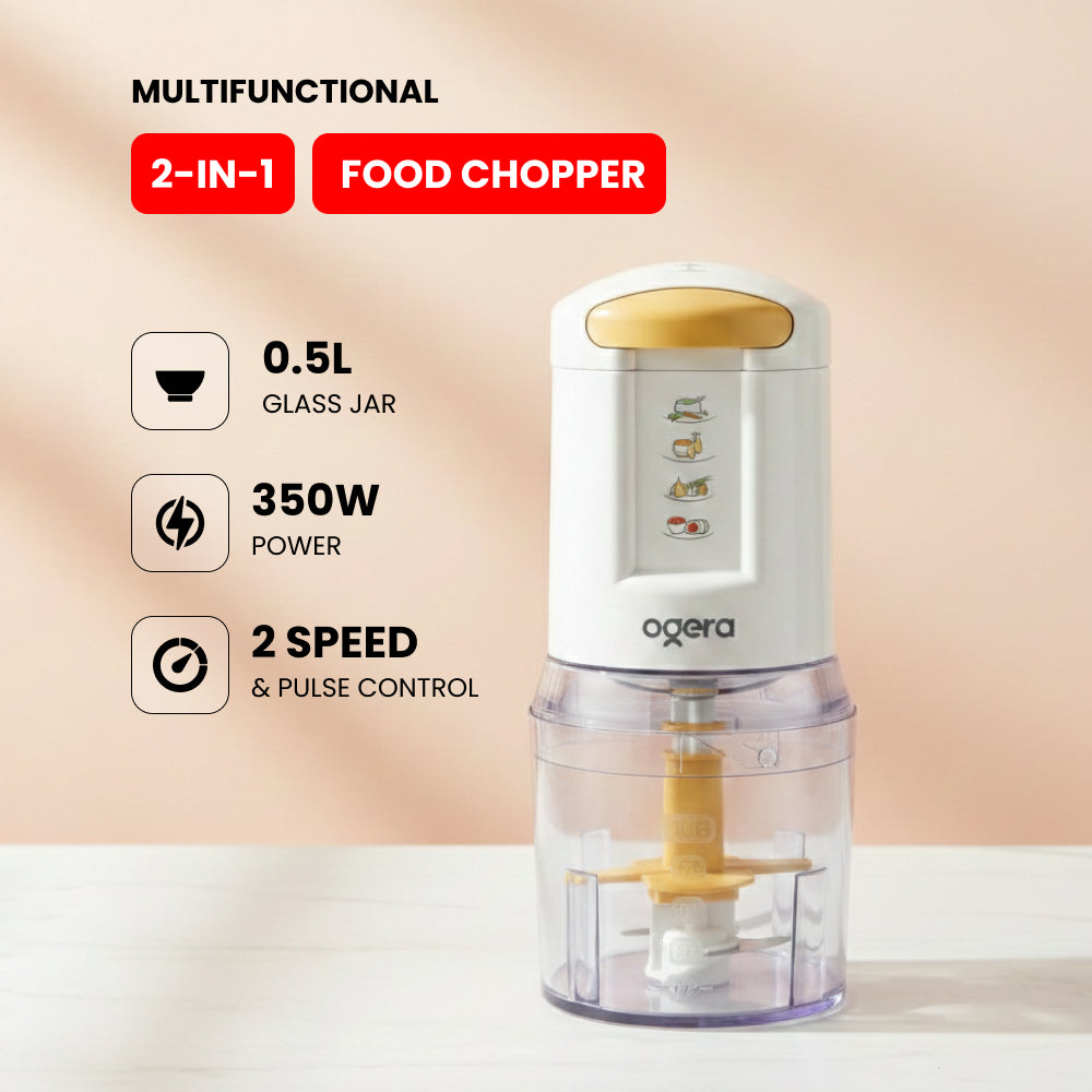 OGERA 2 IN 1 ELECTRIC FOOD CHOPPER - OG4002FC
