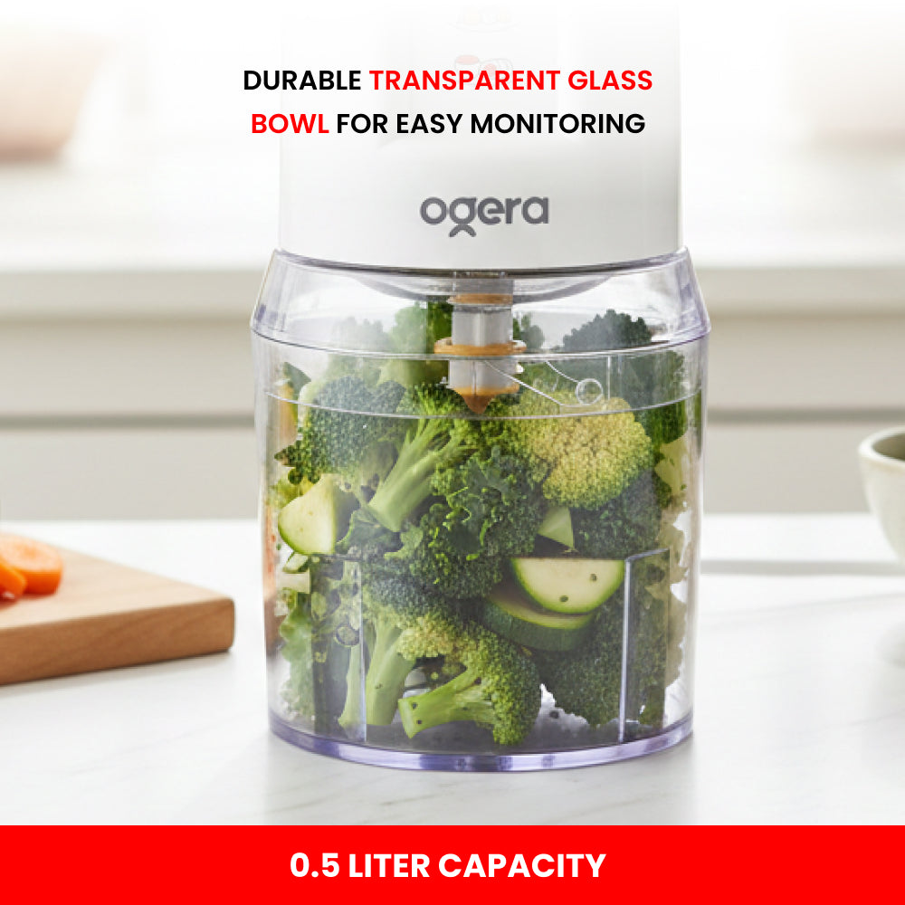 OGERA 2 IN 1 ELECTRIC FOOD CHOPPER - OG4002FC