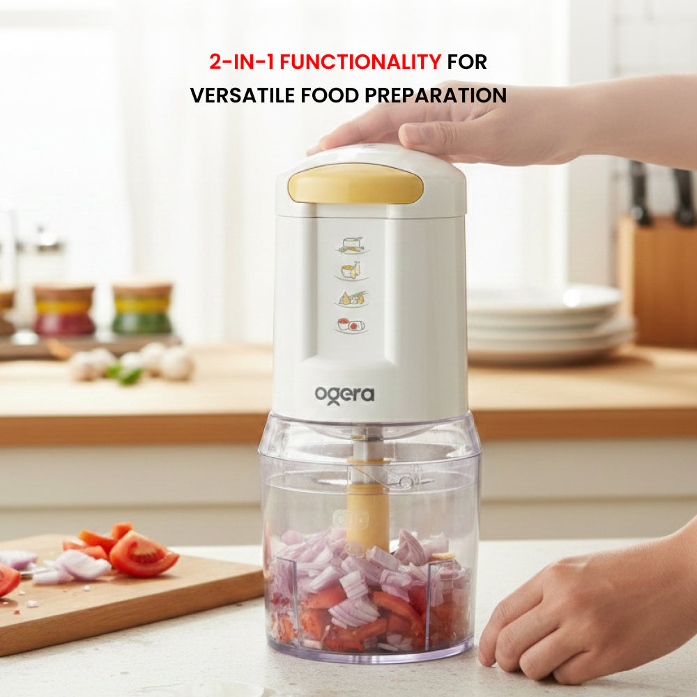 OGERA 2 IN 1 ELECTRIC FOOD CHOPPER - OG4002FC