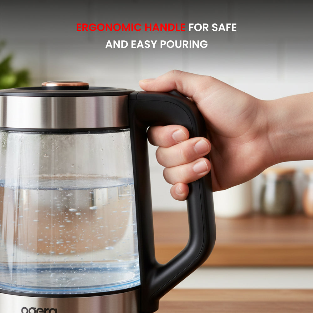 OGERA GLASS BODY ELECTRIC KETTLE - OG1518EK