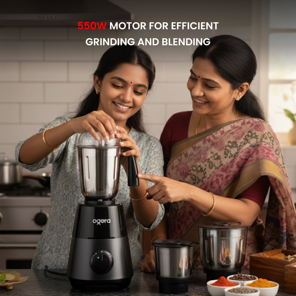 3 IN 1 INDIAN MIXER GRINDER 550W-OG5008GM