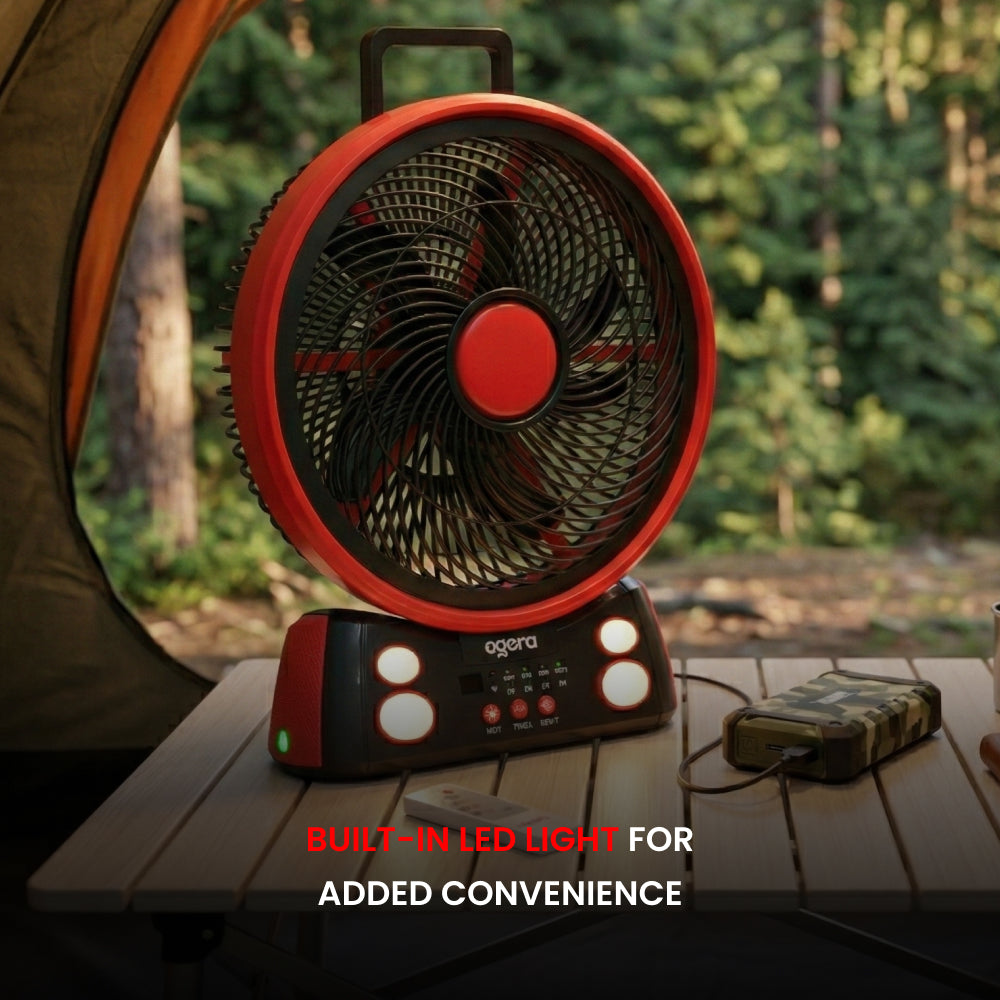 OGERA RECHARGEABLE FAN 14