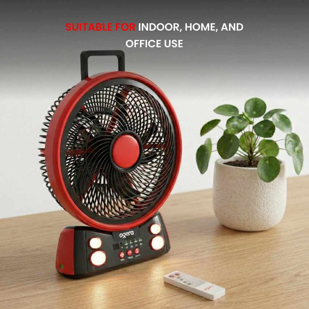 OGERA RECHARGEABLE FAN 14