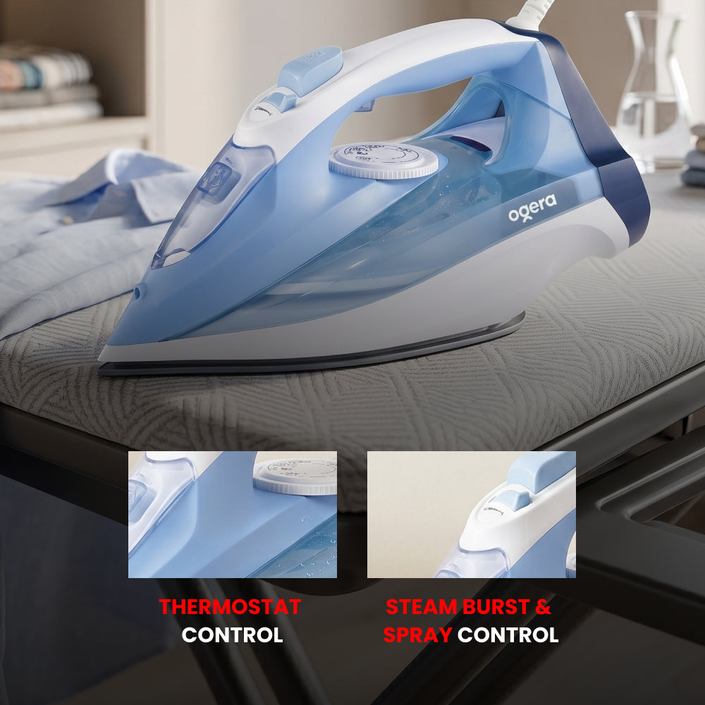 CERAMIC SOLEPLATE STEAM IRON(OG51SI)