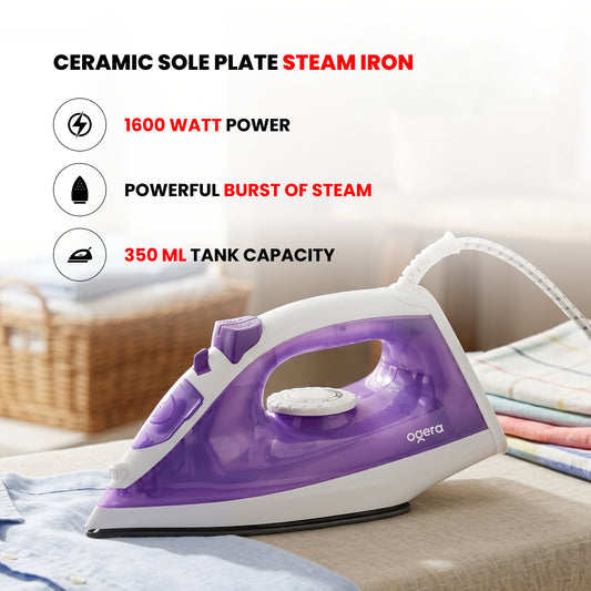 CERAMIC SOLE PLATE STEAM IRON (OG52SI)