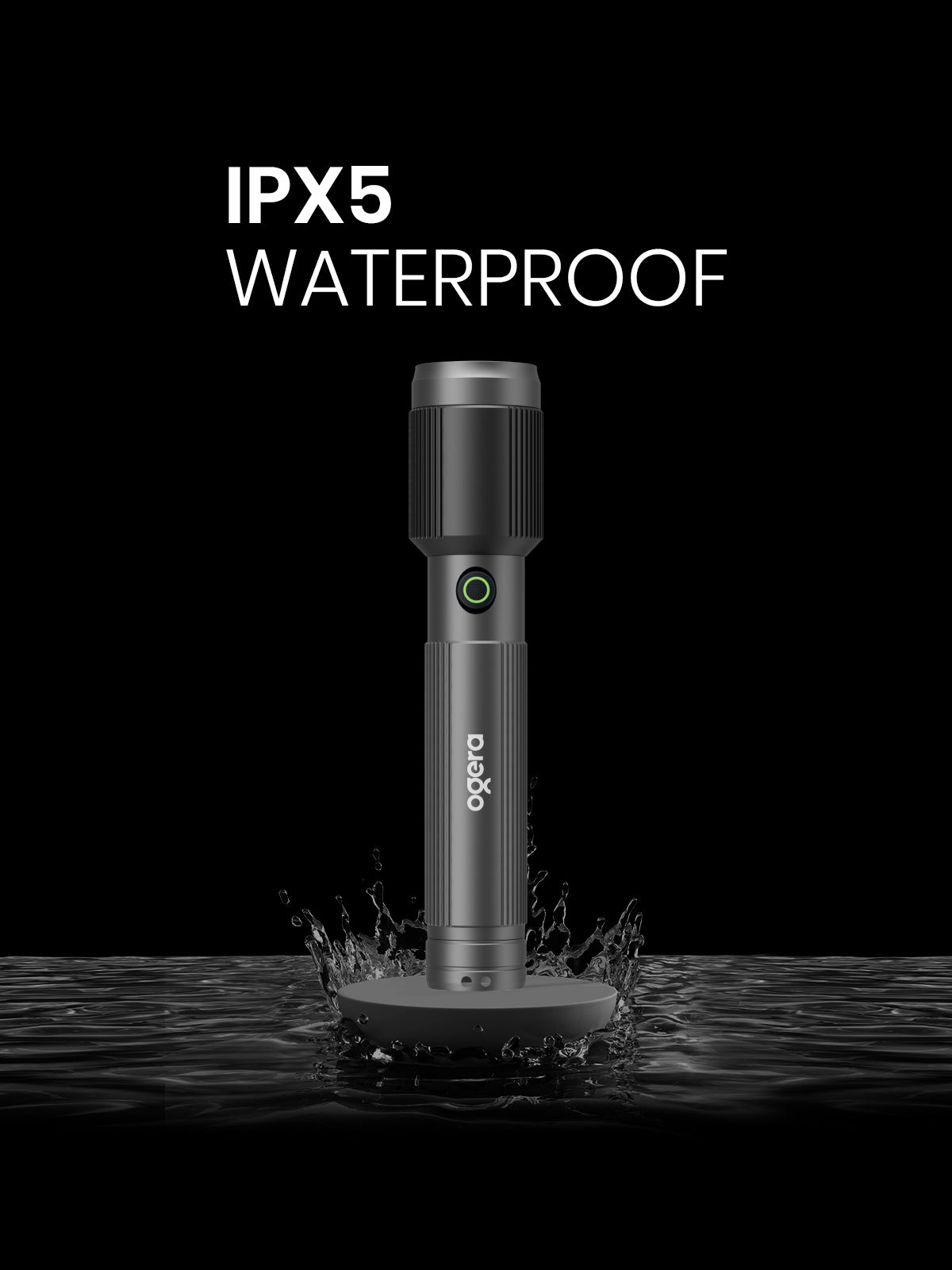 OGERA RECHARGEABLE LED FLASHLIGHT