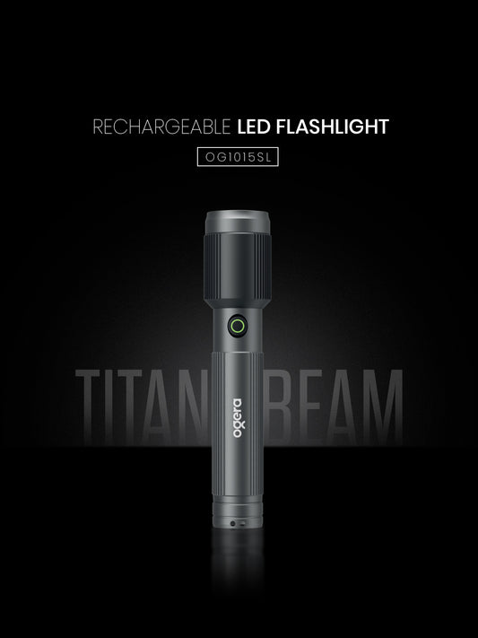 OGERA RECHARGEABLE LED FLASHLIGHT