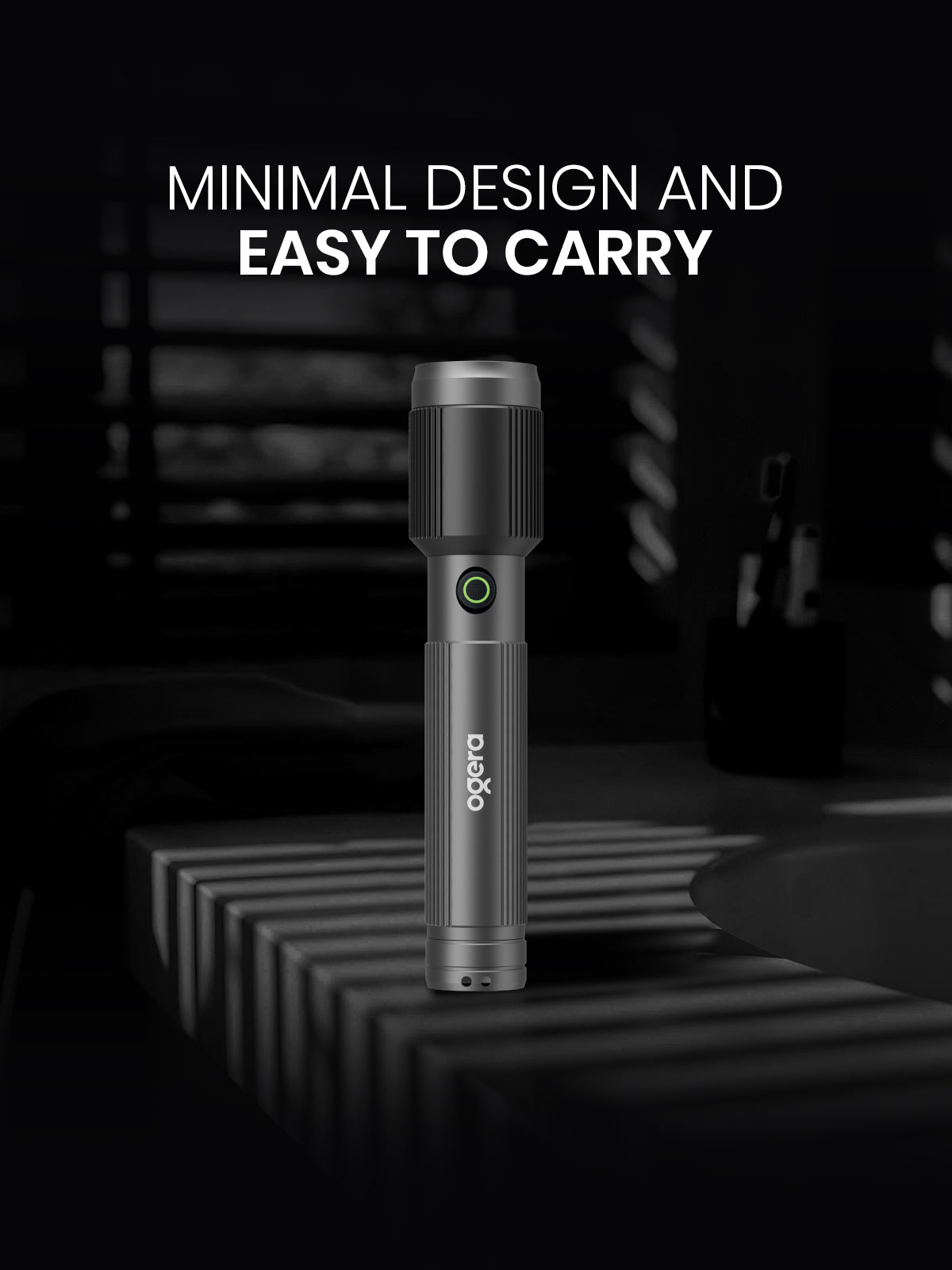 OGERA RECHARGEABLE LED FLASHLIGHT