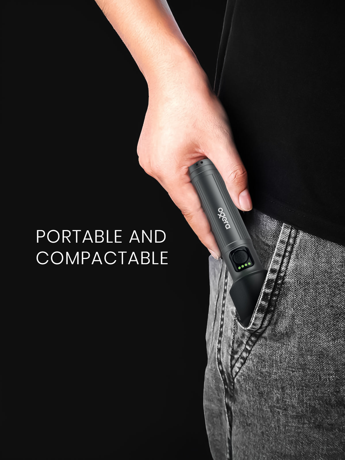 OGERA RECHARGEABLE LED FLASHLIGHT 1Sc