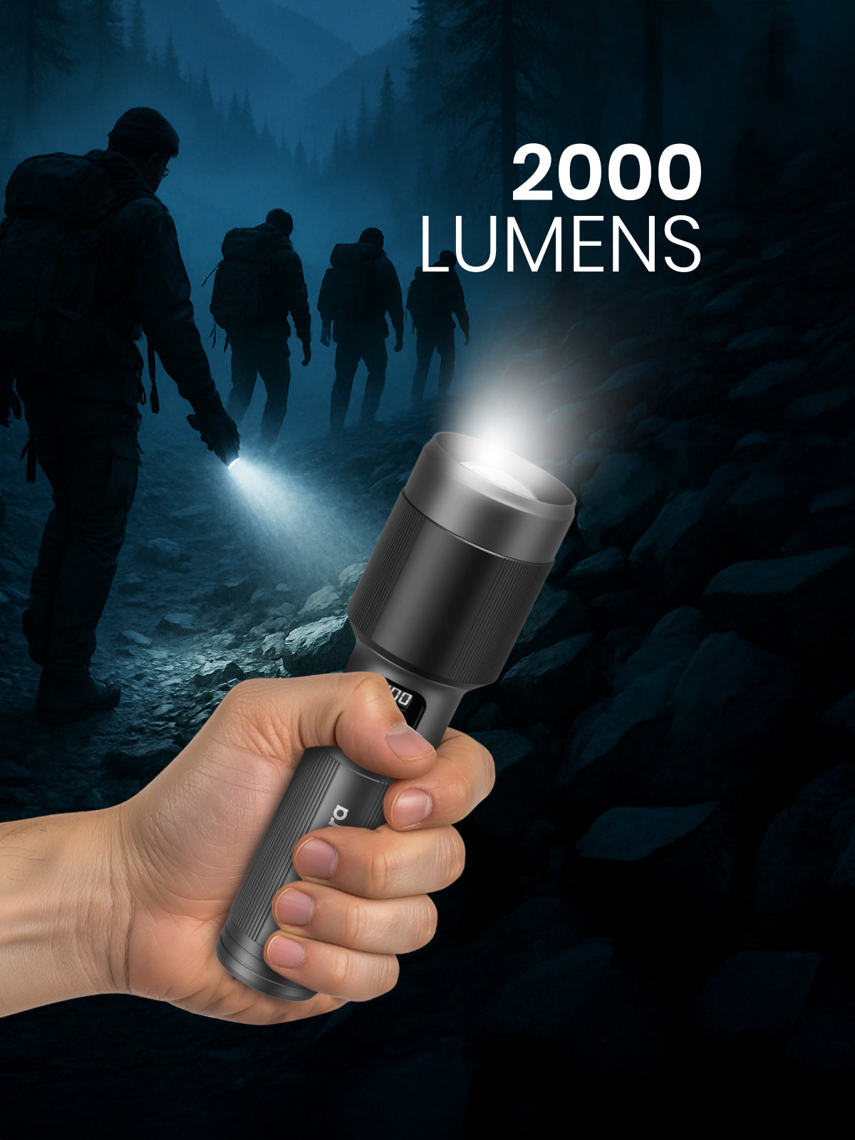 OGERA RECHARGEABLE LED FLASHLIGHT 1D