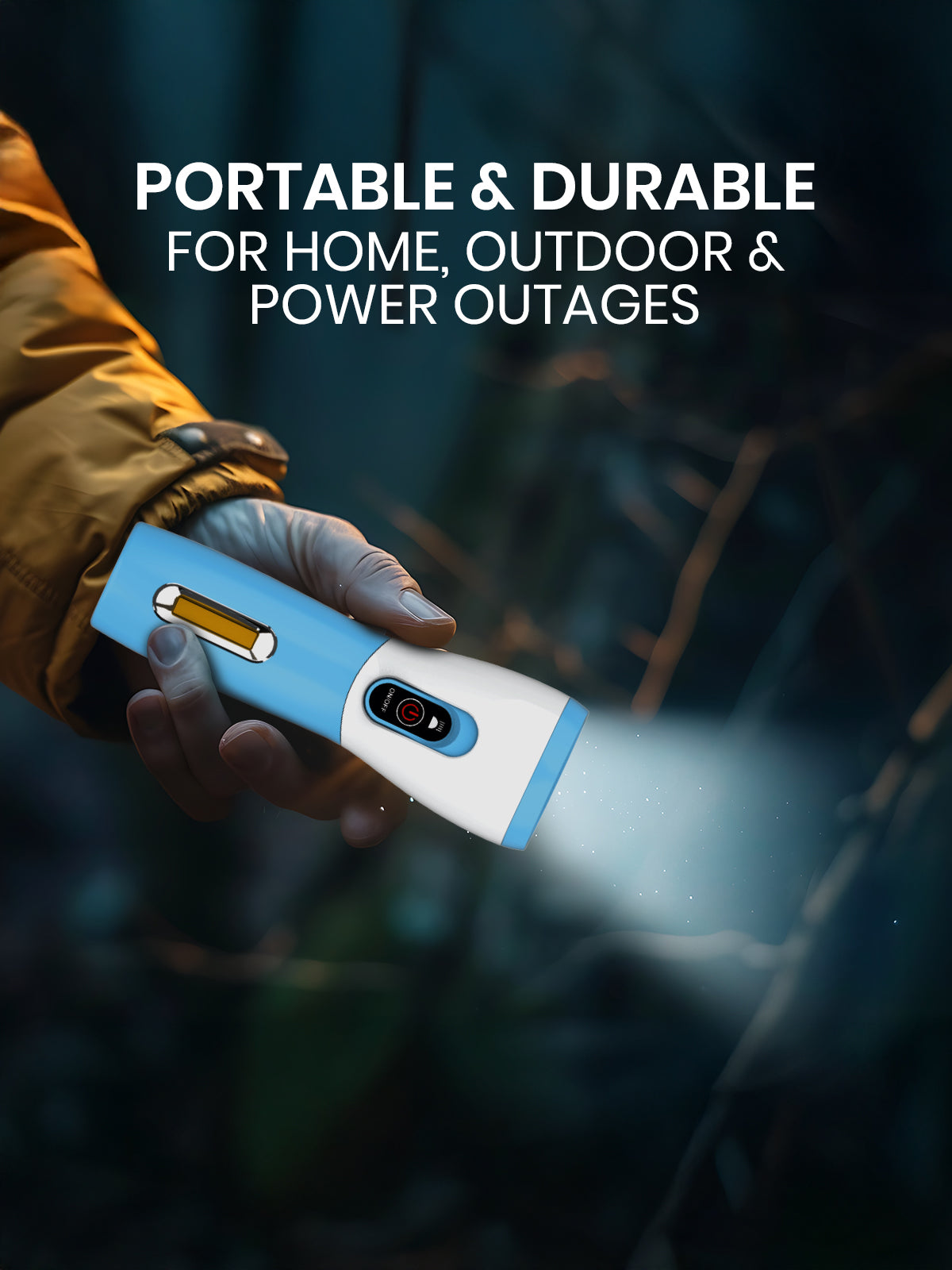 Ogera OG1154PSL LED Lithium Battery Flashlight, Ultra-Bright Rechargeable Torch with Long-Lasting Lithium Battery, Heavy-Duty & Portable for Home, Outdoor & Emergency Use