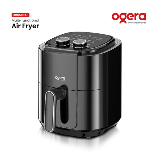 Ogera OG8500AF Multi-Functional Air Fryer, 3.5L Capacity, 1200W Rapid Hot Air Technology, Adjustable Temperature & Timer, Oil-Free Healthy Cooking Appliance for Home & Office