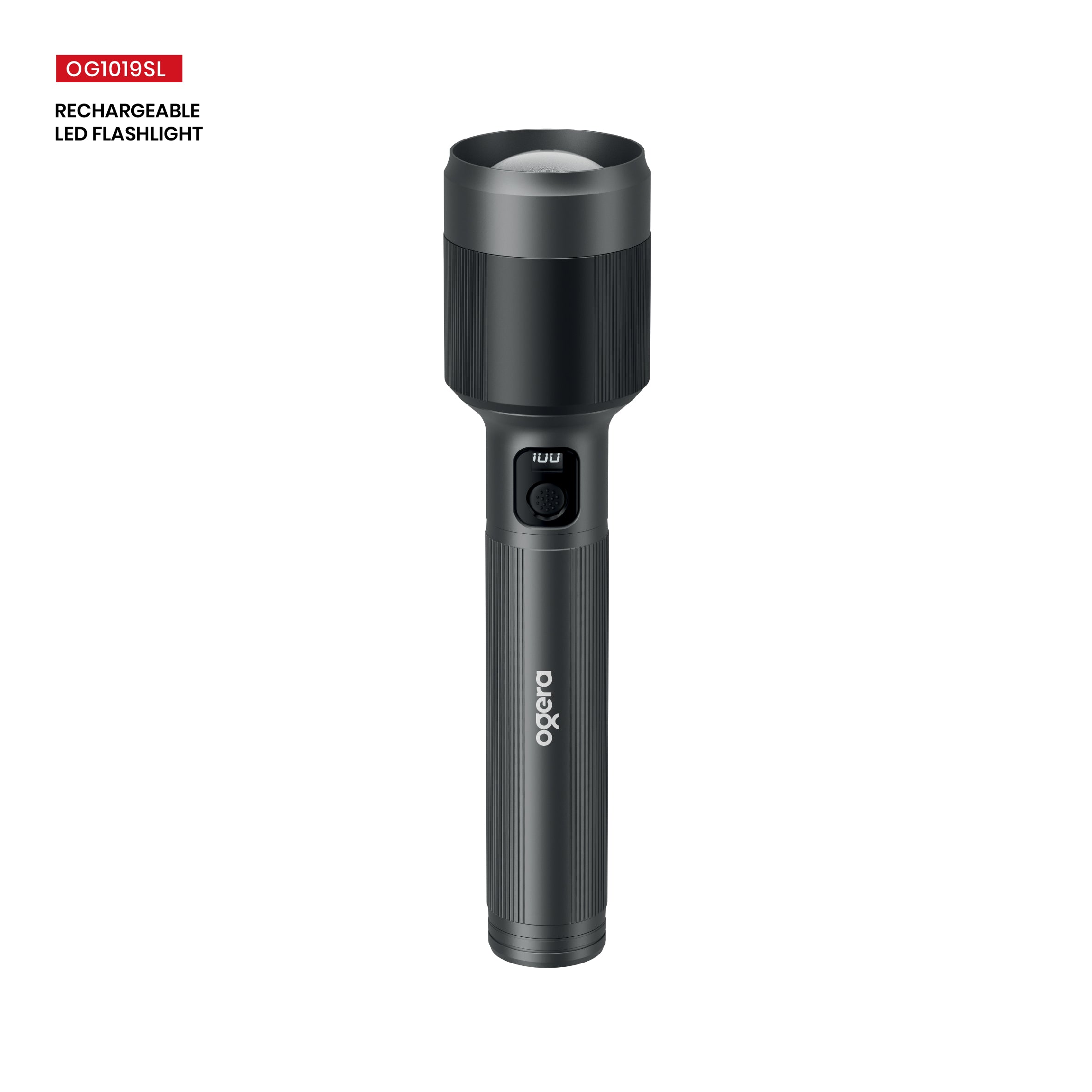 OGERA RECHARGEABLE LED FLASHLIGHT-OG1019SL