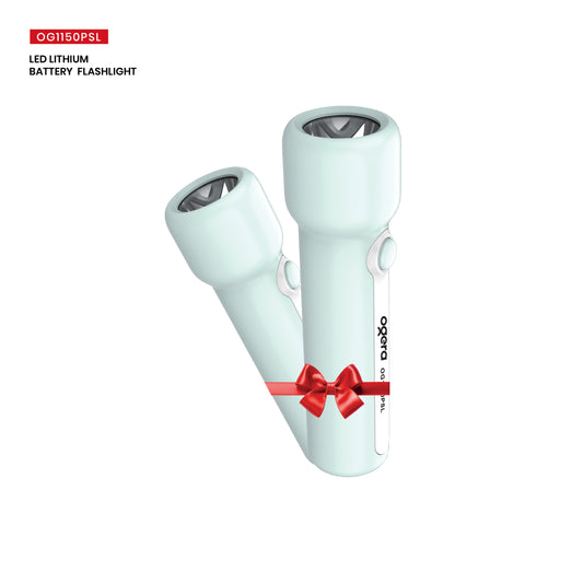 Ogera OG1150PSL Rechargeable LED Flashlight, High-Power Torch with Long Battery Life, Heavy-Duty & Portable Handheld Light for Home, Security, Camping & Emergency Use