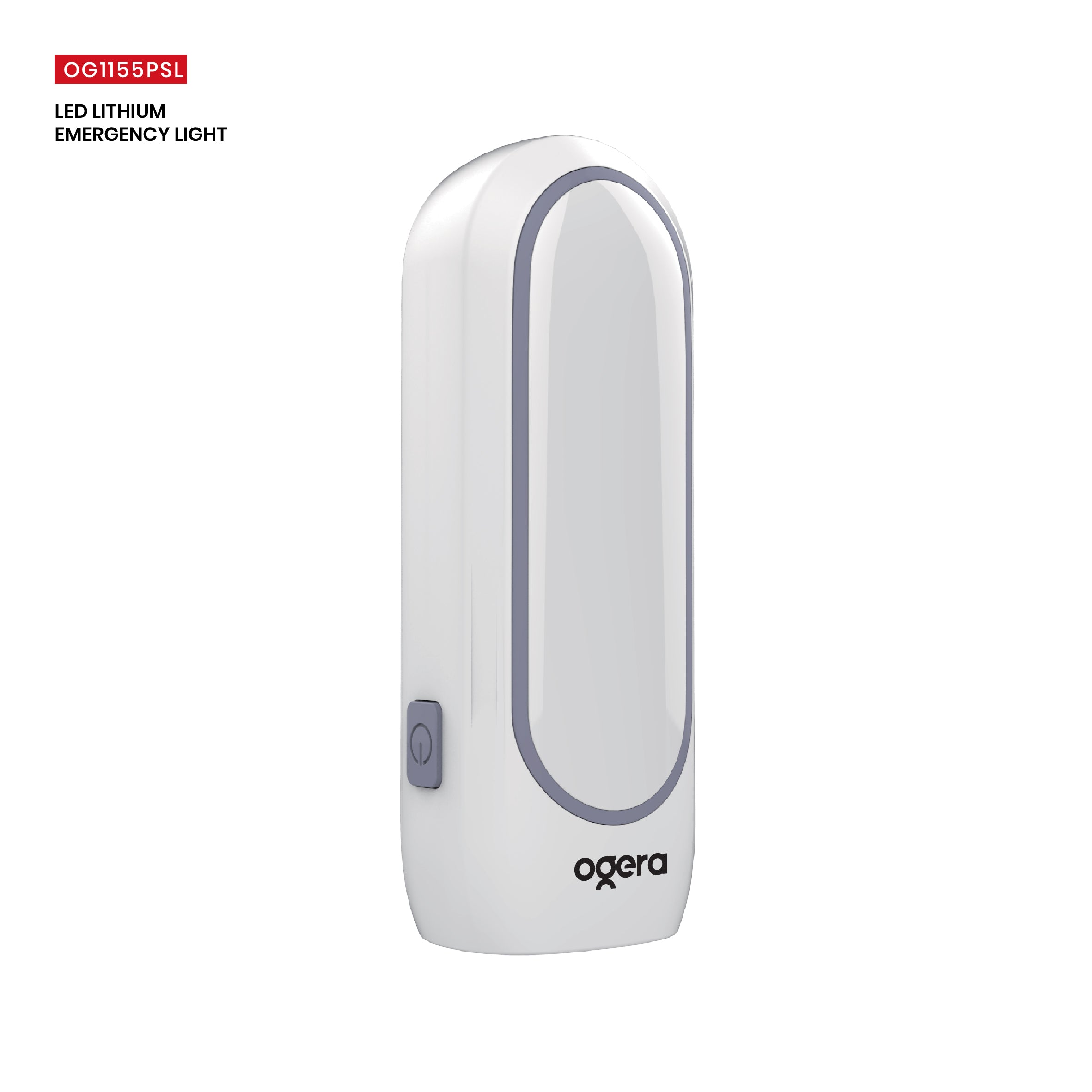 Ogera OG1155PSL LED Lithium Emergency Light, Ultra-Bright Rechargeable Lantern with Long-Lasting Lithium Battery, Portable & Durable for Home, Outdoor & Power Outages