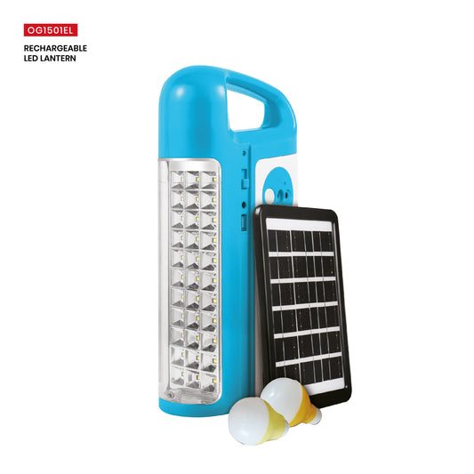 Ogera OG1501EL Rechargeable LED Lantern, High-Brightness Emergency Light with Long Battery Life, Portable & Durable Lantern for Home, Outdoor, Camping & Power Cuts