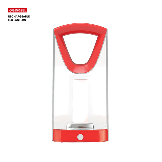 Ogera OG1502EL Rechargeable LED Lantern, High-Brightness Emergency Light with Long Battery Backup, Portable & Durable Lantern for Home, Outdoor, Camping & Power Outages