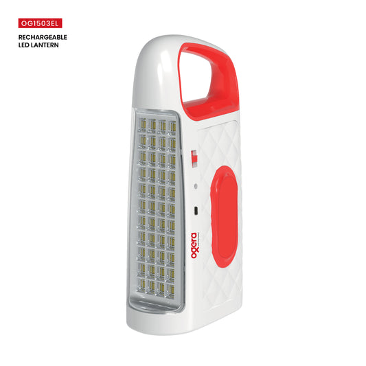 Ogera OG1503EL Rechargeable LED Lantern, Ultra-Bright Emergency Light with Long Battery Backup, Portable & Durable Lantern for Home, Camping, Hiking & Power Outages