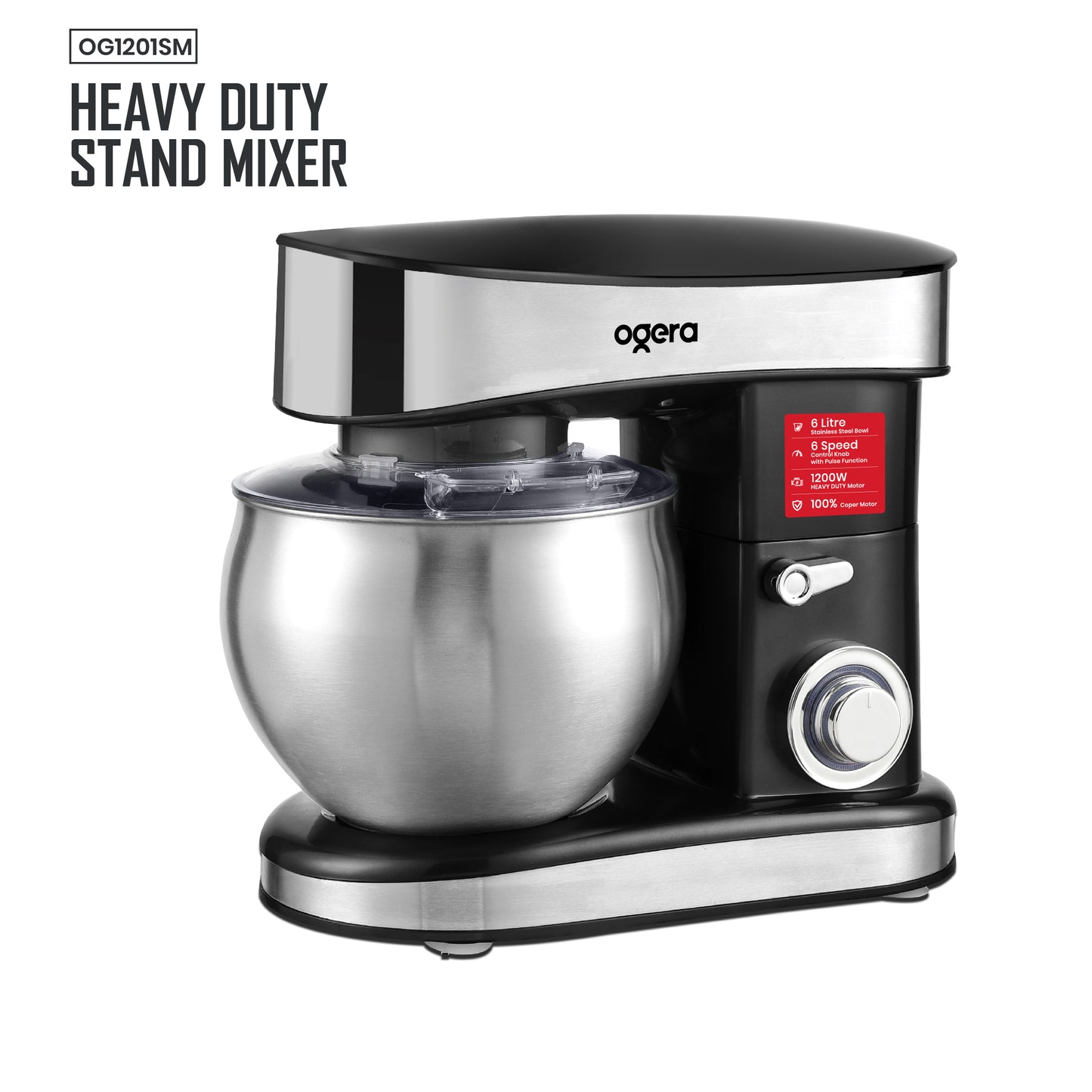 COMMERCIAL STAND MIXER 6L- OG1201SM
